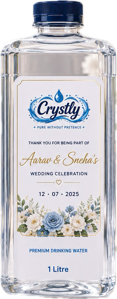 Custom 500 ml Crystly bottle
