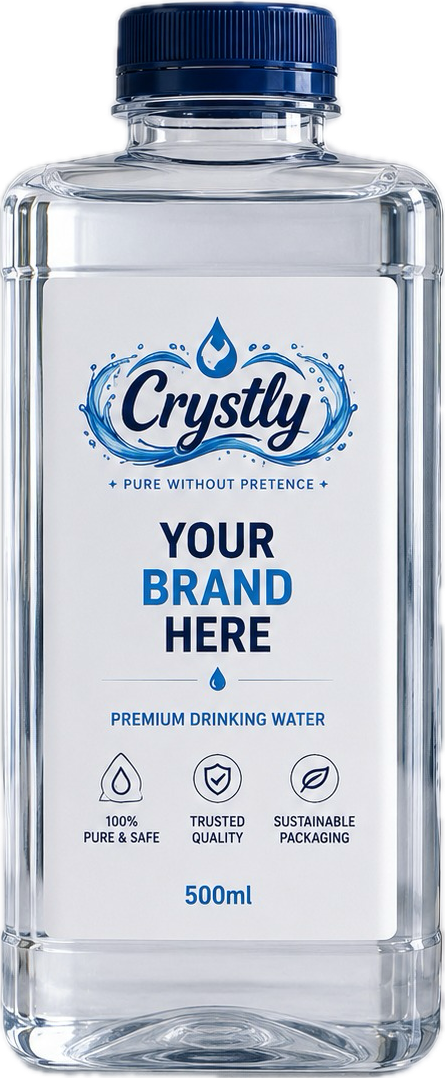 Custom 250 ml Crystly bottle